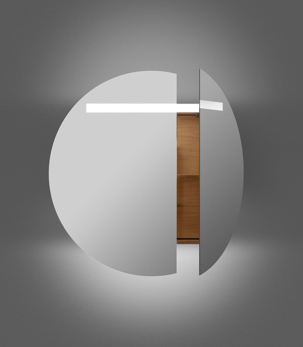 Spegelskåp INR Circ Med Belysning