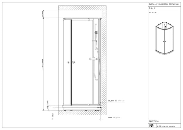 Duschkabin INR Bric 5