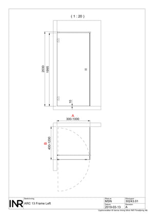 Duschhörna INR Arc 13 Frame