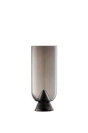 GLACIES vase Black / Ø7,6xH18 CM