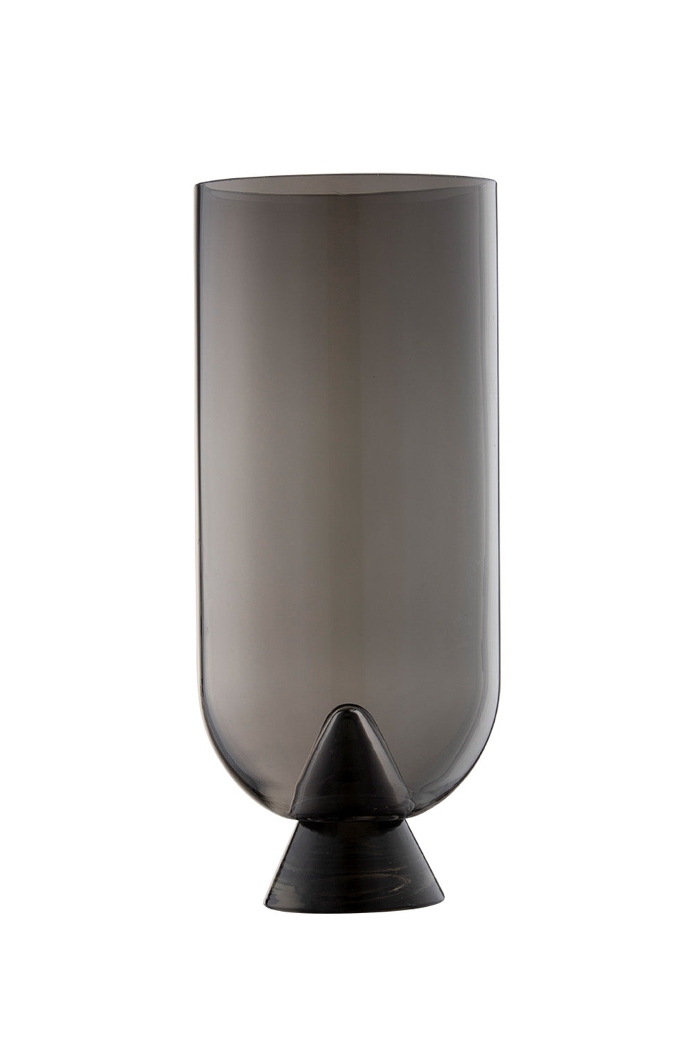 GLACIES vase Black / Ø12,6xH29 CM