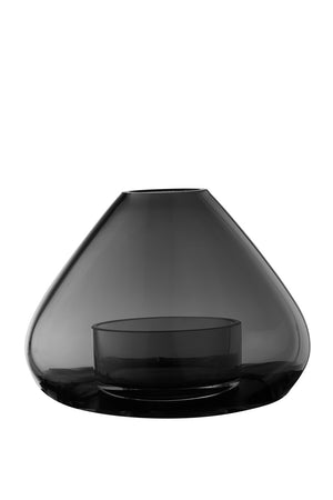 UNO lantern/vase Black / Ø14,5xH11,5 CM