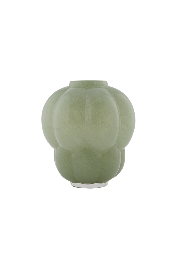 UVA glass vase Pastel green / Ø20xH22 CM