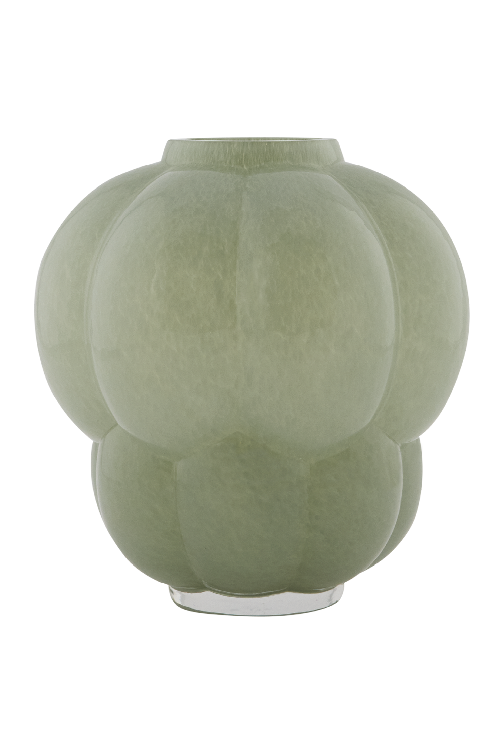 UVA glass vase Pastel green / Ø32xH35 CM