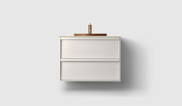 Kommod Haven H2 80 - White Wood  - Bänkskiva