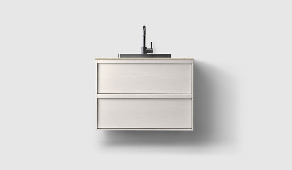 Kommod Haven H2 80 - White Wood  - Bänkskiva