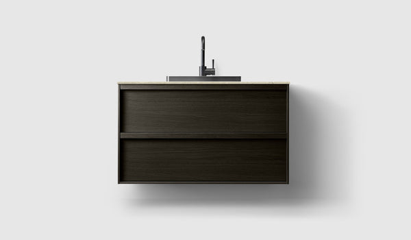 Kommod Haven H2 100 - Dark Wood  - Bänkskiva