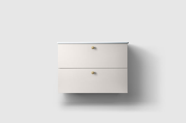 H3/80 White / Porcelain / A2.01 Brass
