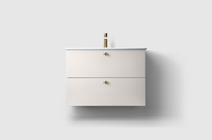 H3/80 White / Porcelain / A2.02 Brass