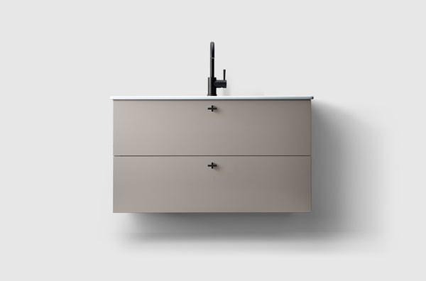 H3/100 Warm Grey / Porcelain / A2.02 Matte Black