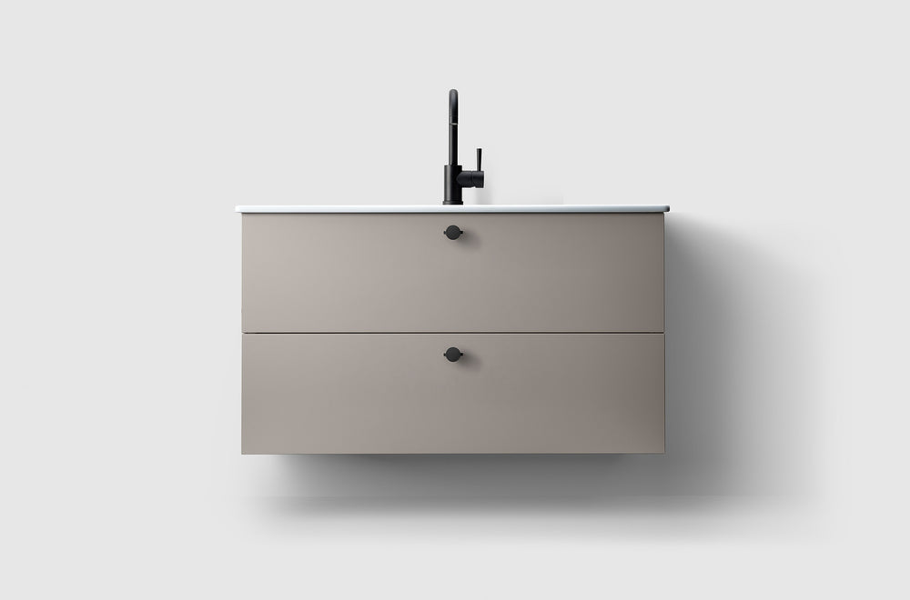 H3/100 Warm Grey / Porcelain / No Handle