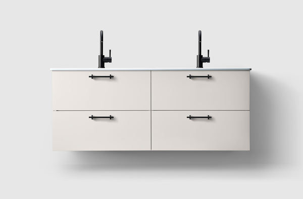 H3/140 White / Porcelain / A2.03 Matte Black