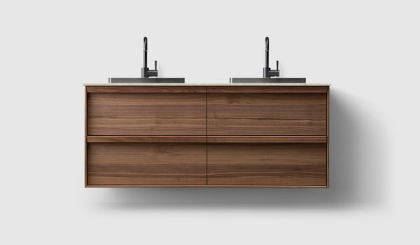 Kommod Haven H2 140 - Walnut Wood  - Bänkskiva