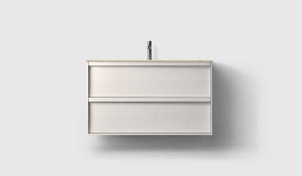 Kommod Haven H2 100 - White Wood  - Bänkskiva