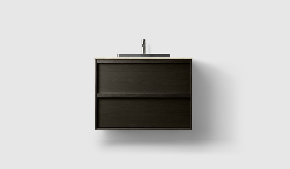 H2/80 - Dark Wood Rostfritt Stål / Norrvange Beige
