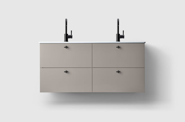 H3/120 Warm Grey / Porcelain / A2.02 Matte Black