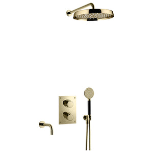 Takduschset Tapwell ARM7368 ED2 Inbyggd Med Badkarspip