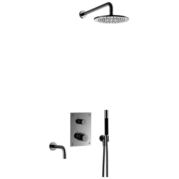 Takduschset Tapwell BOX7368 ED2 Inbyggd Med Badkarspip