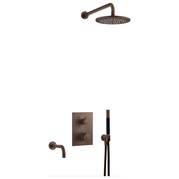 Takduschset Tapwell BOX7368 ED2 Inbyggd Med Badkarspip
