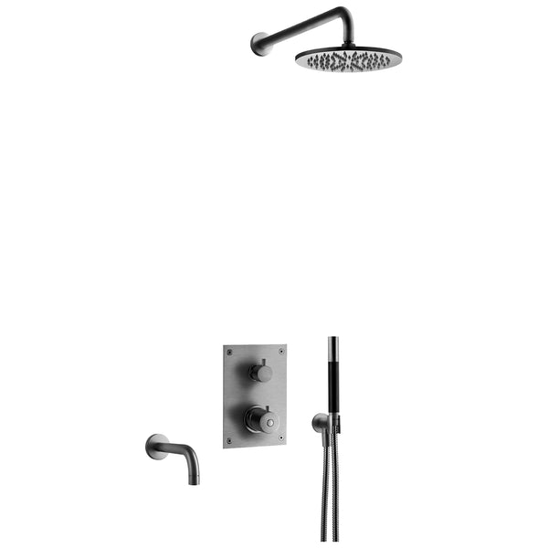 Takduschset Tapwell BOX7368 ED2 Inbyggd Med Badkarspip