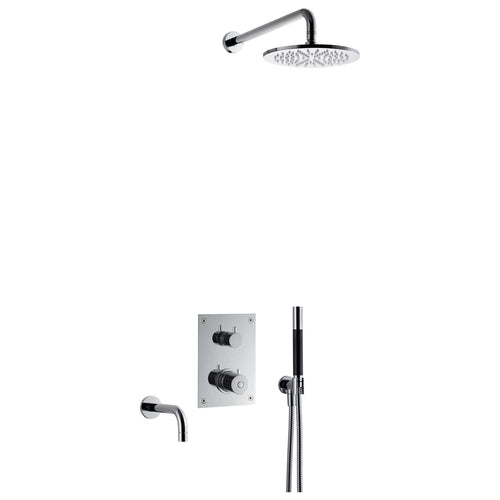 Takduschset Tapwell BOX7368 ED2 Inbyggd Med Badkarspip