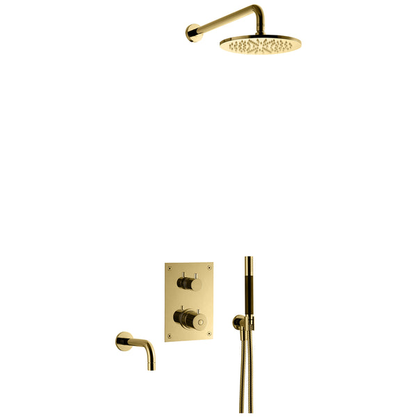 Takduschset Tapwell BOX7368 ED2 Inbyggd Med Badkarspip