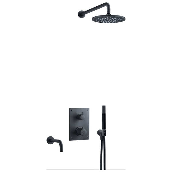 Takduschset Tapwell BOX7368 ED2 Inbyggd Med Badkarspip