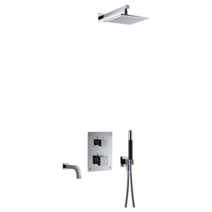 Takduschset Tapwell BOX8368 ED2 Square Inbyggd