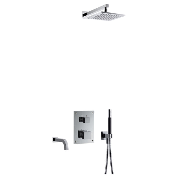 Takduschset Tapwell BOX8368 ED2 Square Inbyggd