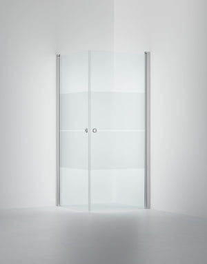 Duschhörna INR Linc Angel Mönstrat Härdat Glas