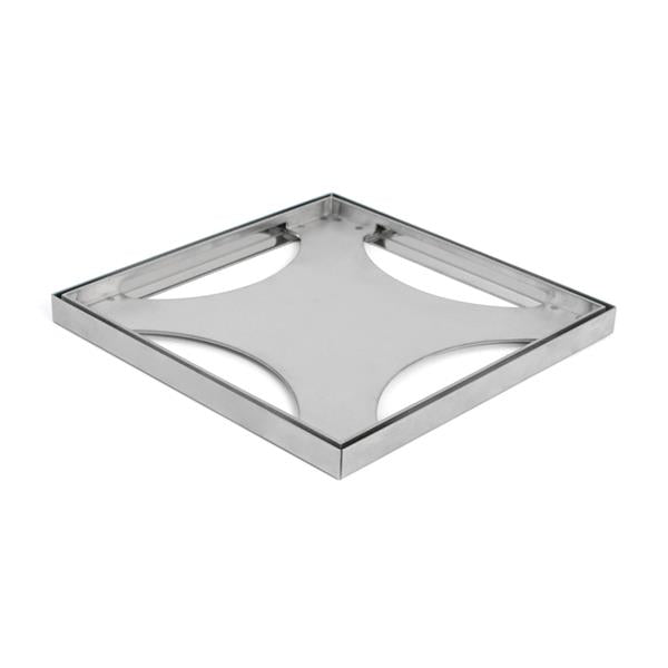 Golvbrunnssil Tebo Tile In Slim 200 Borstad