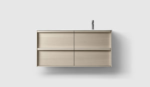 Kommod Haven H2 120 - Light Ash Wood - Porslinshandfat - Ett Handfat