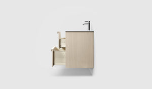 Kommod Haven H2 60 - Light Ash Wood - Porslinshandfat
