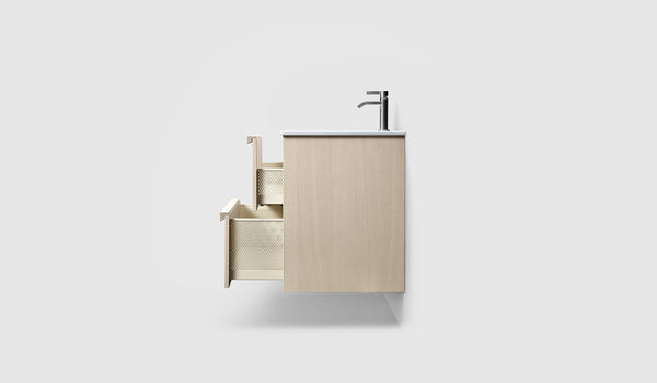 Kommod Haven H2 60 - Light Ash Wood - Porslinshandfat