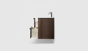 Kommod Haven H2 120 -  Smoked Oak Wood - Porslinshandfat