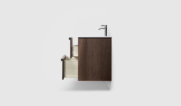 Kommod Haven H2 120 -  Smoked Oak Wood - Porslinshandfat