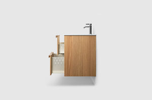 Kommod Haven H2 120 - Oak Wood - Porslinshandfat