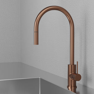 Köksblandare Scandtap Steel Accent D Med Utdragbart Munstycke