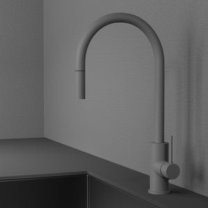 Köksblandare Scandtap Steel Accent D Med Utdragbart Munstycke