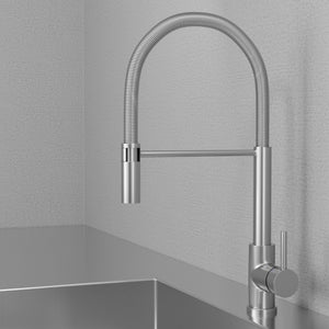 Köksblandare Scandtap Steel Pro Med Utdragbar Pip