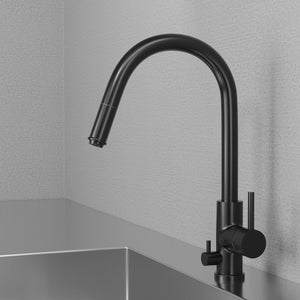 Köksblandare Scandtap Steel Access Med Utdragbart Muntstycke