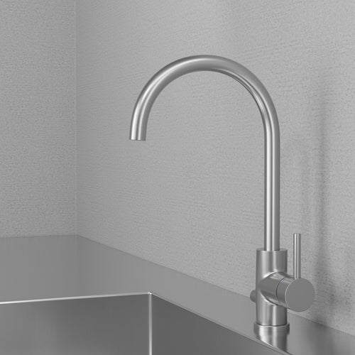Köksblandare Scandtap Steel Curve
