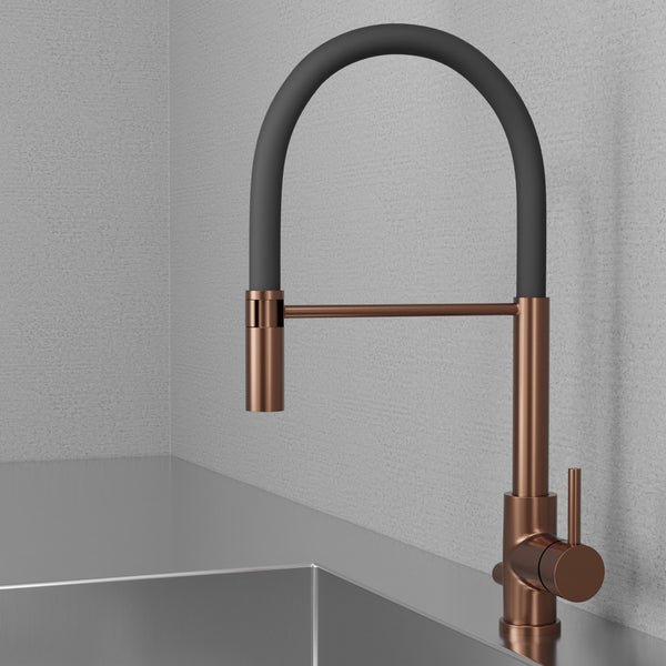 Köksblandare Scandtap Steel Pro Med Utdragbar Pip