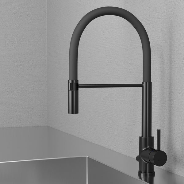 Köksblandare Scandtap Steel Pro Med Utdragbar Pip