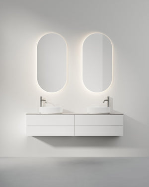 Kommod INR Air Solid 160 Dubbla Tvättställ