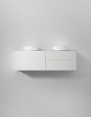 Kommod INR Core Solid 160 Med Bänkskiva & Fristående Handfat