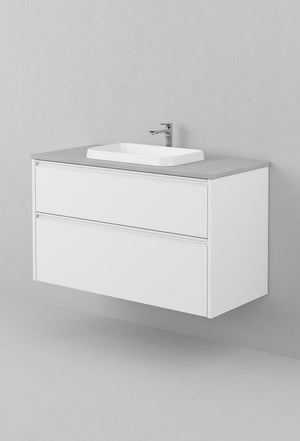Kommod INR Grand Grip 100 Med Bänkskiva & Fristående Handfat