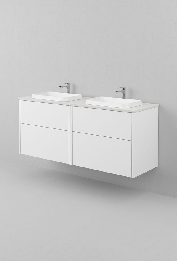 Kommod INR Grand Solid 140 Med Bänkskiva & Fristående Handfat