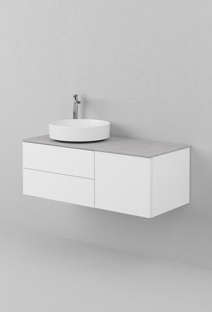 Kommod INR Air Solid 100 - Vit - Vänster