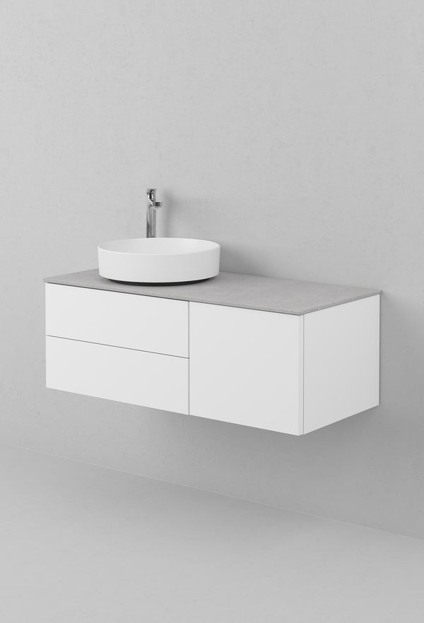 Kommod INR Air Solid 100 - Vit - Vänster